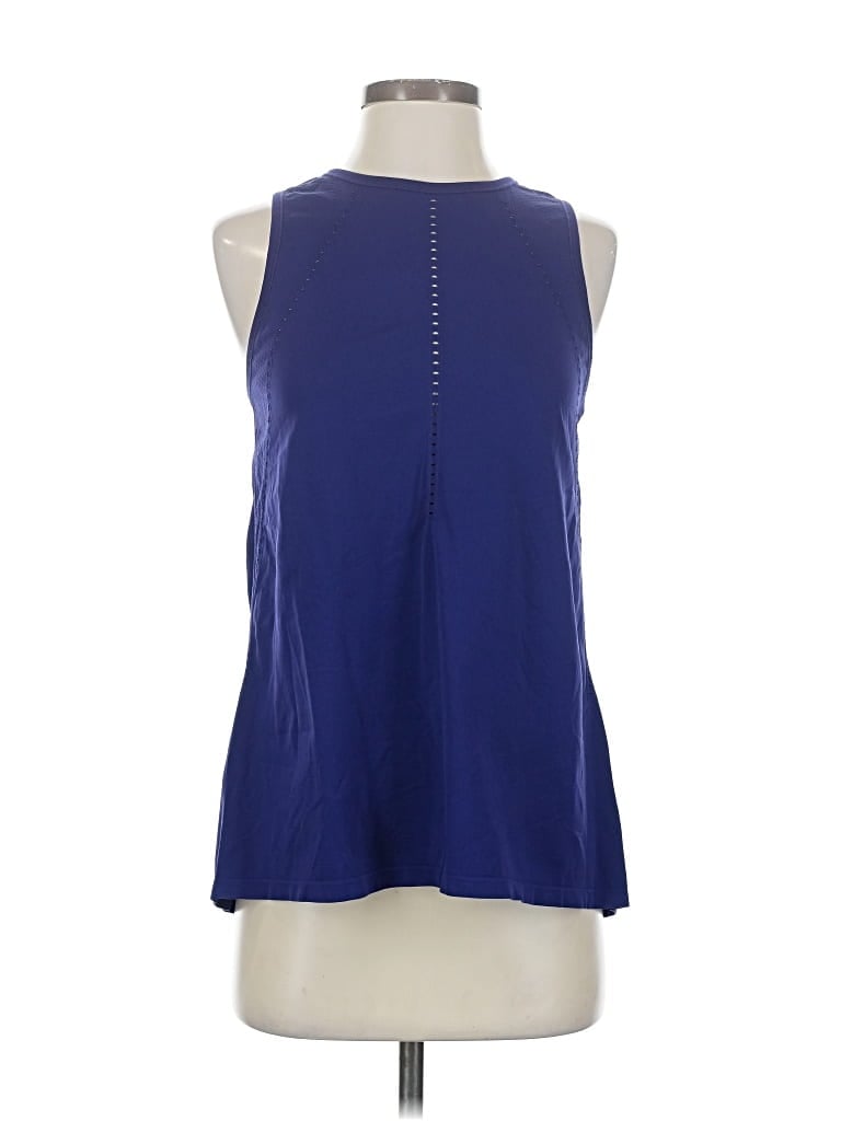 Pre-owned Athleta Sleeveless T-shirt In Blue