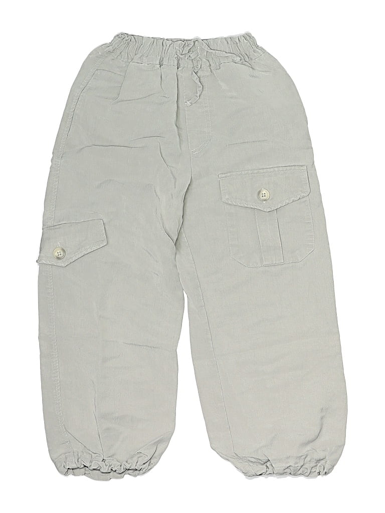 Pre-owned Zara Kids' Cargo Pants In Gray