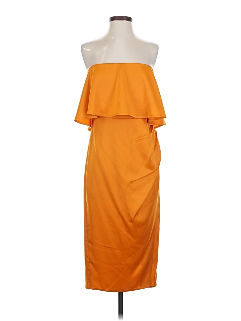 Pre-owned Lovers & Friends Cocktail Dress In Orange