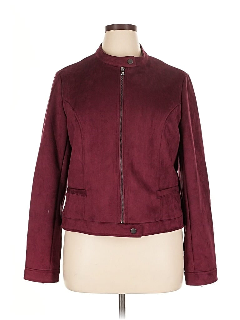 Pre-owned Coffeeshop Jacket In Burgundy