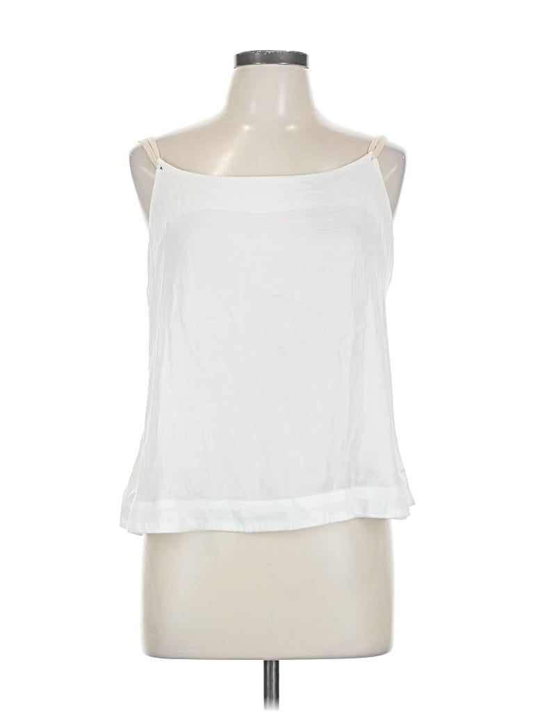 INTIMATELY BY FREE PEOPLE Pre-owned Sleeveless Top White Scoop Neck Tops