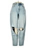 American Eagle Outfitters 100% Cotton Color Block Blue Jeans Size 00 - photo 1