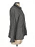 Amici by Baci Tweed Gray 3/4 Sleeve Button-Down Shirt Size L - photo 4