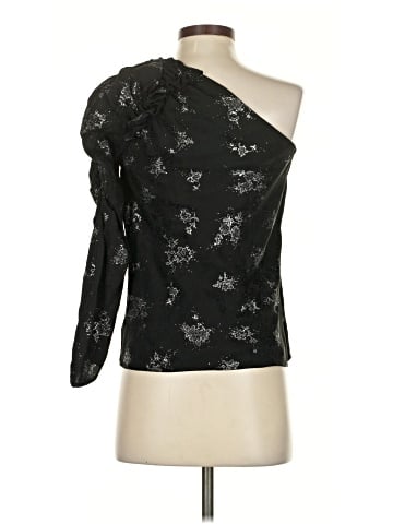 Rebecca Taylor 3/4 Sleeve Silk Top (view 2)