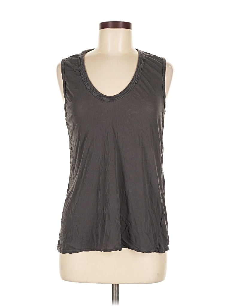 Pre-owned James Perse Sleeveless T-shirt In Gray