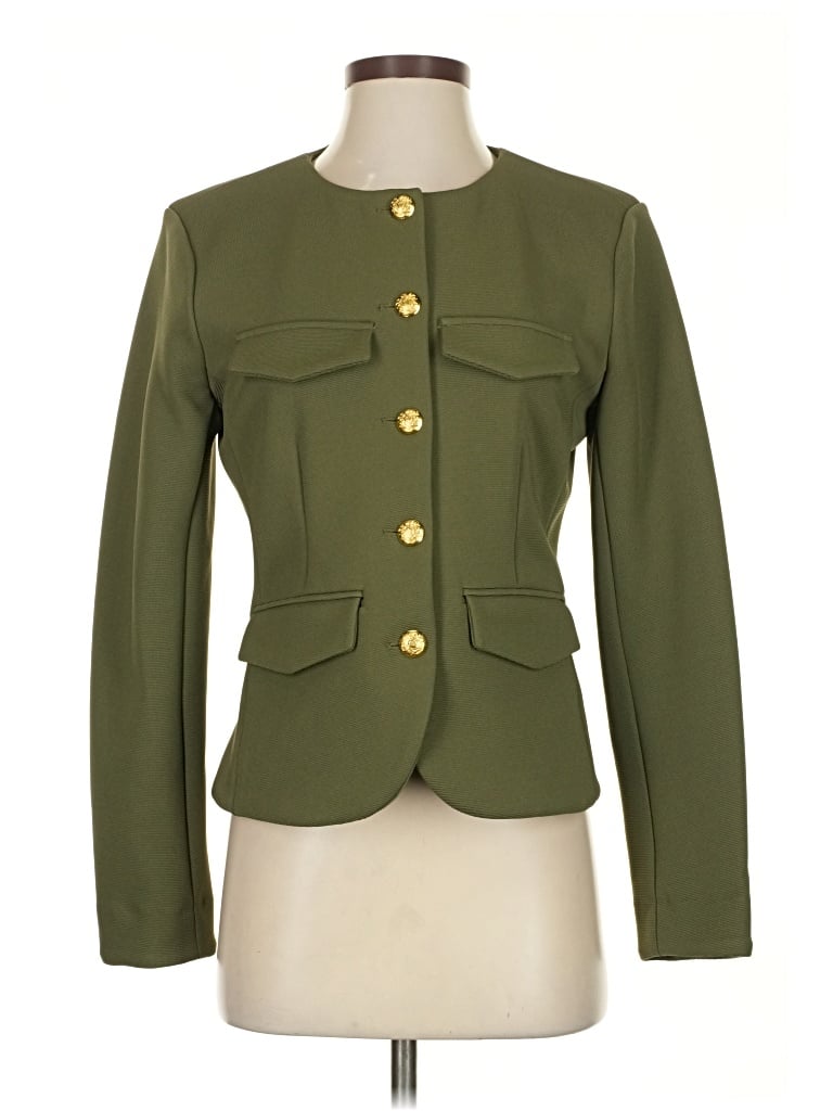 Pre-owned Veronica Beard Blazer Jacket In Green