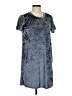 Acting Pro Tie-dye Gray Casual Dress Size M - photo 1