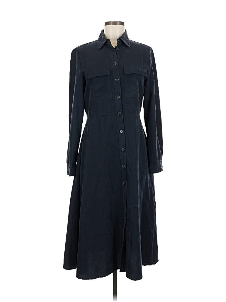 Pre-owned Mng Casual Dress In Blue