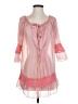 Nicole Pink 3/4 Sleeve Blouse Size S - photo 1
