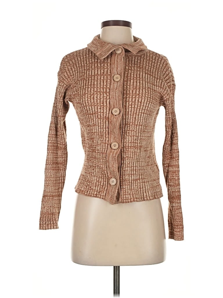 Pre-owned Monrow Cardigan Sweater In Brown