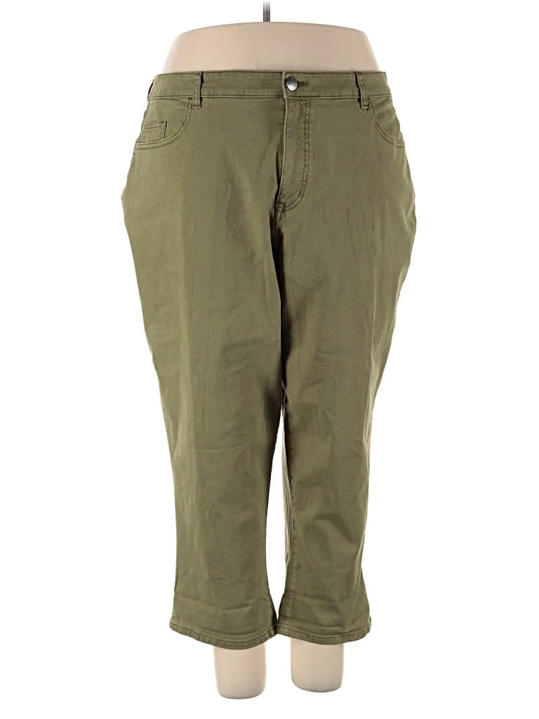 Pre-owned Lane Bryant Jeggings In Green