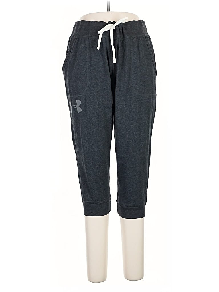 Pre-owned Under Armour Track Pants In Gray