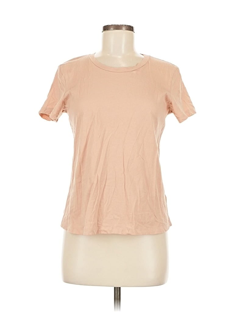 Pre-owned James Perse Short Sleeve T-shirt In Brown