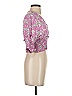 Skemo 100% Rayon Pink Short Sleeve Blouse Size S - photo 4