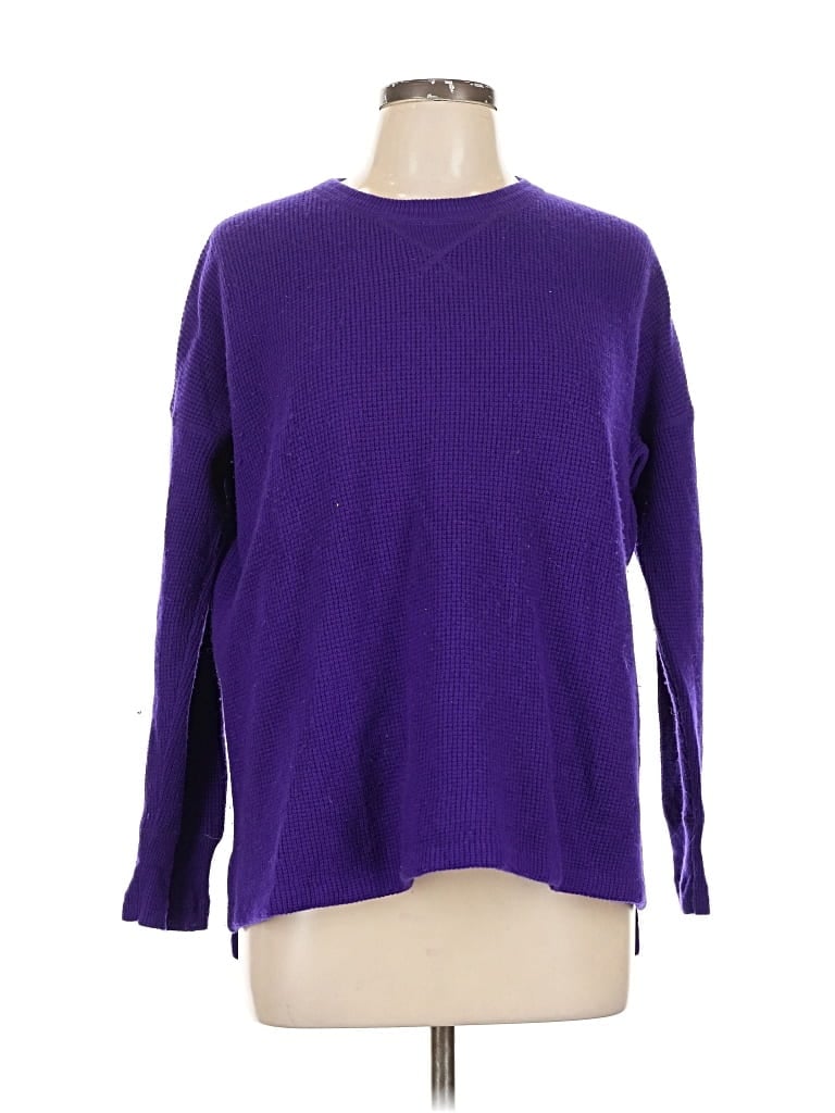 Pre-owned Polo By Ralph Lauren Pullover Sweater In Purple