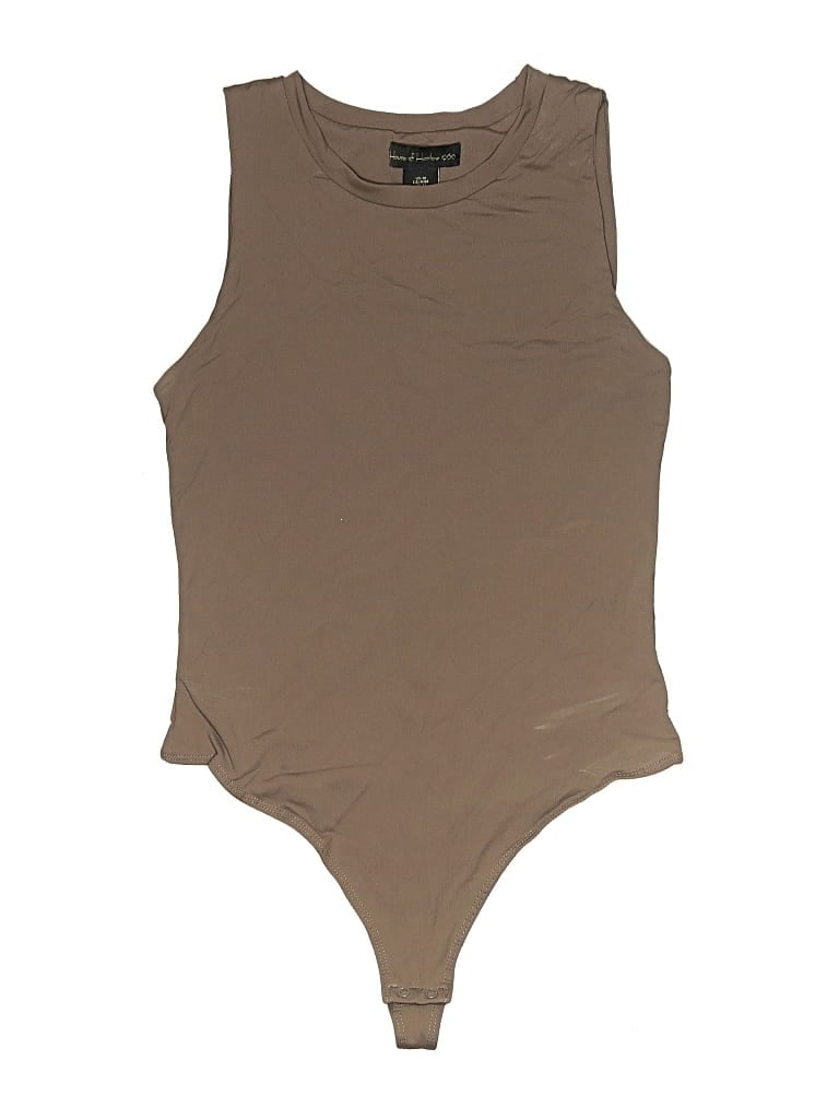 Pre-owned House Of Harlow 1960 Bodysuit In Brown