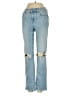 Paige Graphic Blue Jeans Size 24 waist - photo 1