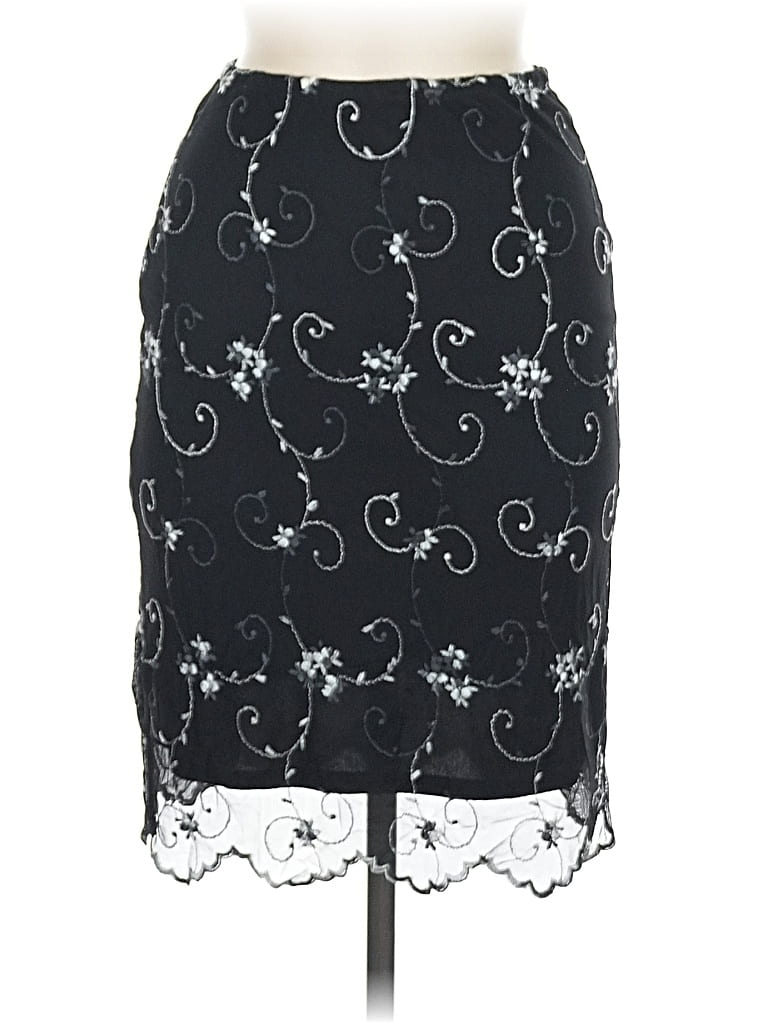 Pre-owned River Island Formal Skirt In Black