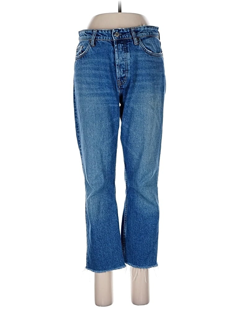 Pre-owned Zara Trf Jeans In Blue