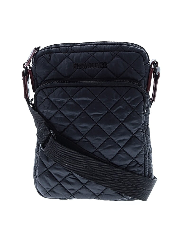 Pre-owned Mz Wallace Crossbody Bag In Black