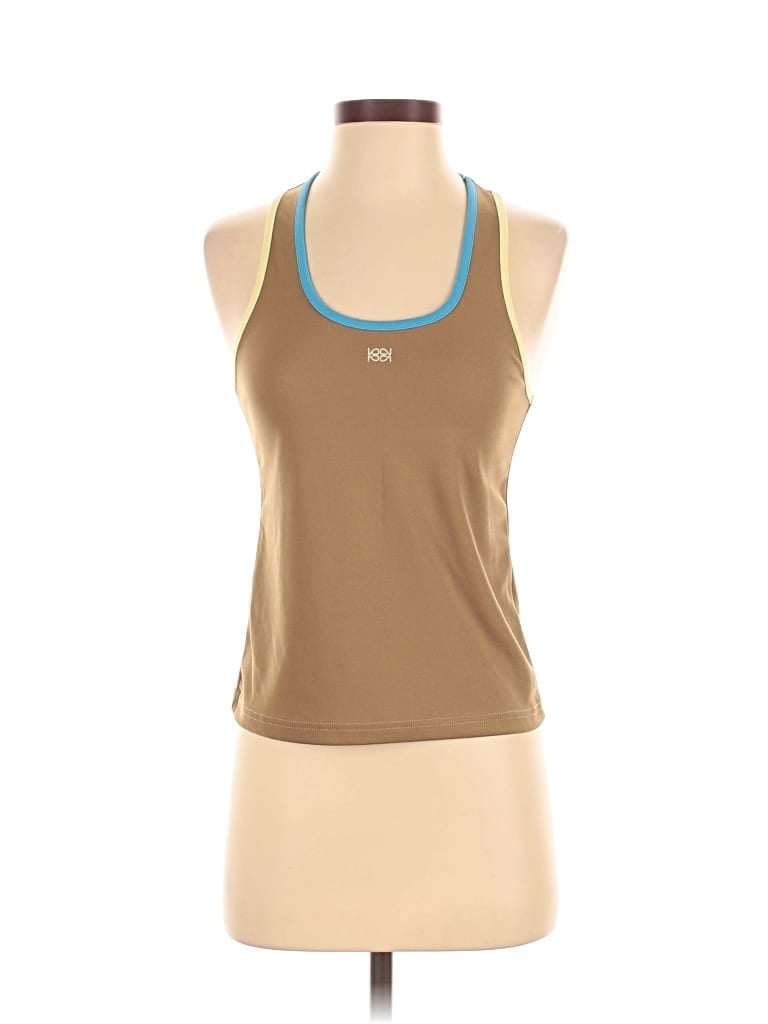 Pre-owned Kijun Active Tank Top In Brown