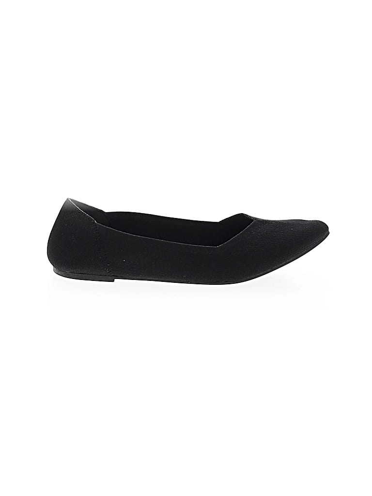 Pre-owned Mia Flats In Black