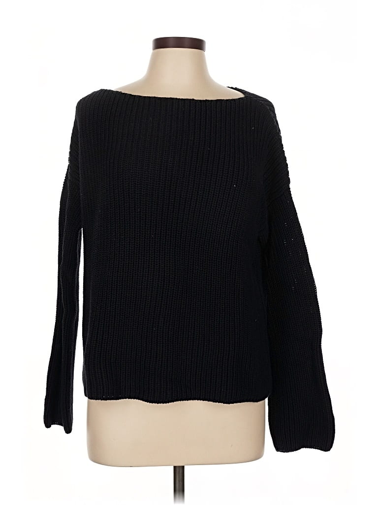 Pre-owned Vince Pullover Sweater In Black