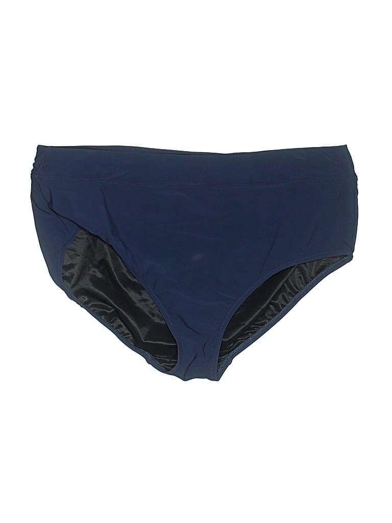 Pre-owned Lands' End Swimsuit Bottoms In Blue