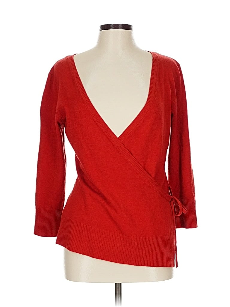 Pre-owned H&m Cardigan Sweater In Orange