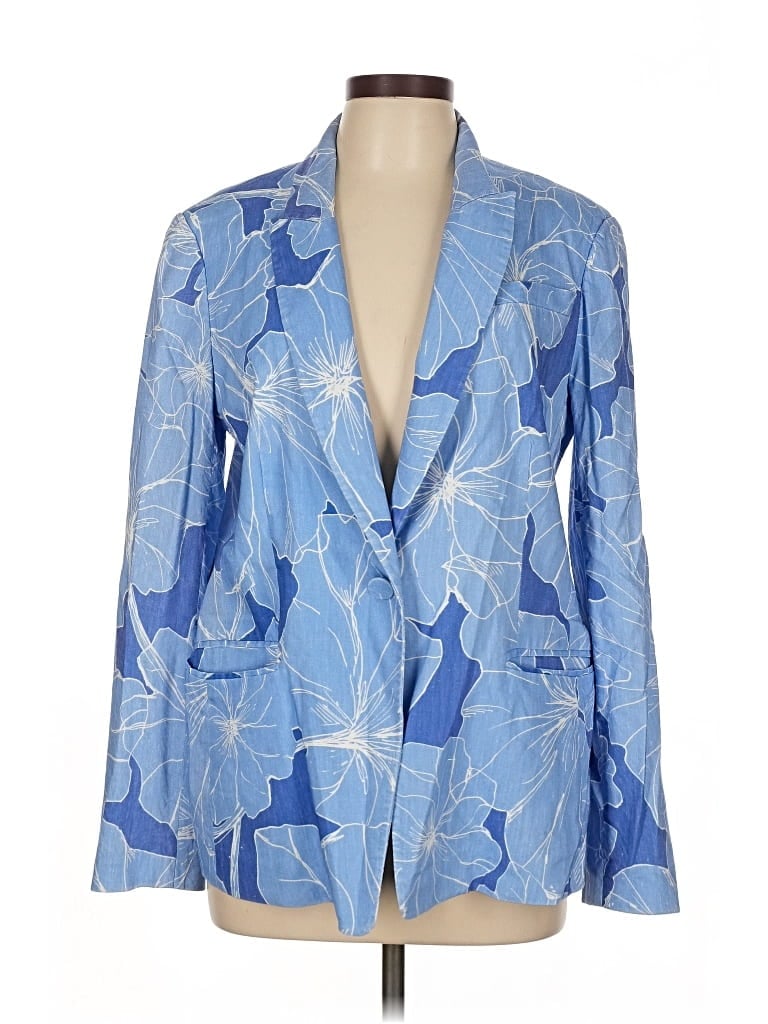 Pre-owned Milly Blazer Jacket In Blue