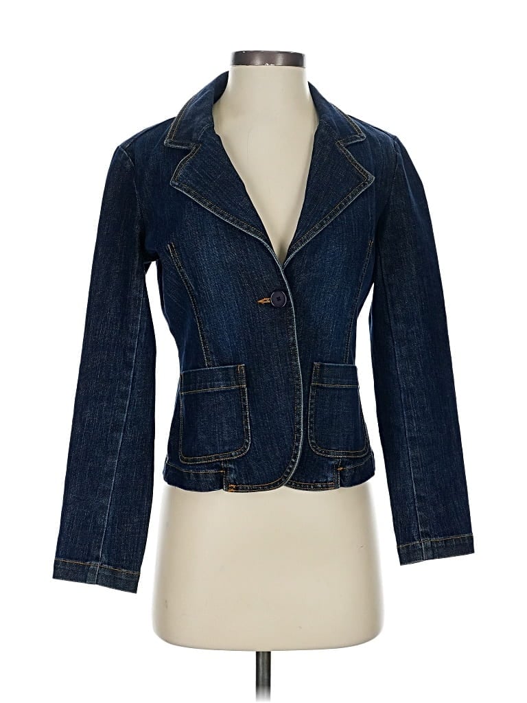 Pre-owned Talbots Denim Jacket In Blue