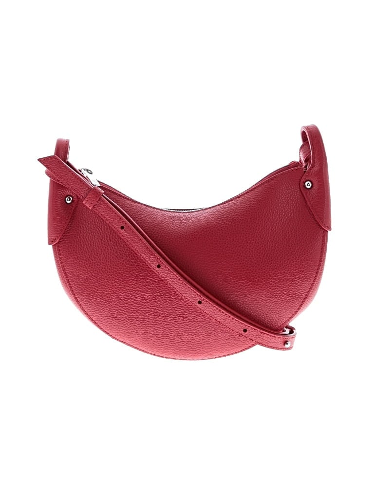 Pre-owned Banana Republic Leather Shoulder Bag In Red