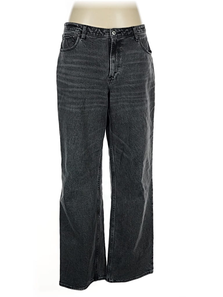 Pre-owned Abercrombie & Fitch Jeans In Silver