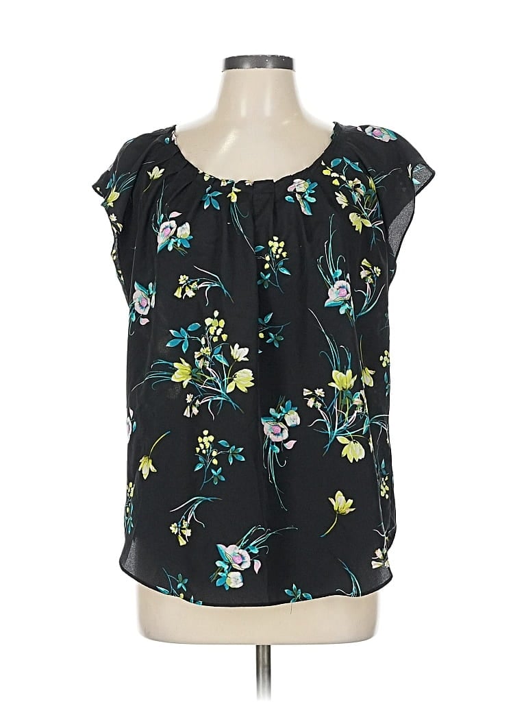 LC LAUREN CONRAD Pre-owned Sleeveless Blouse In Black