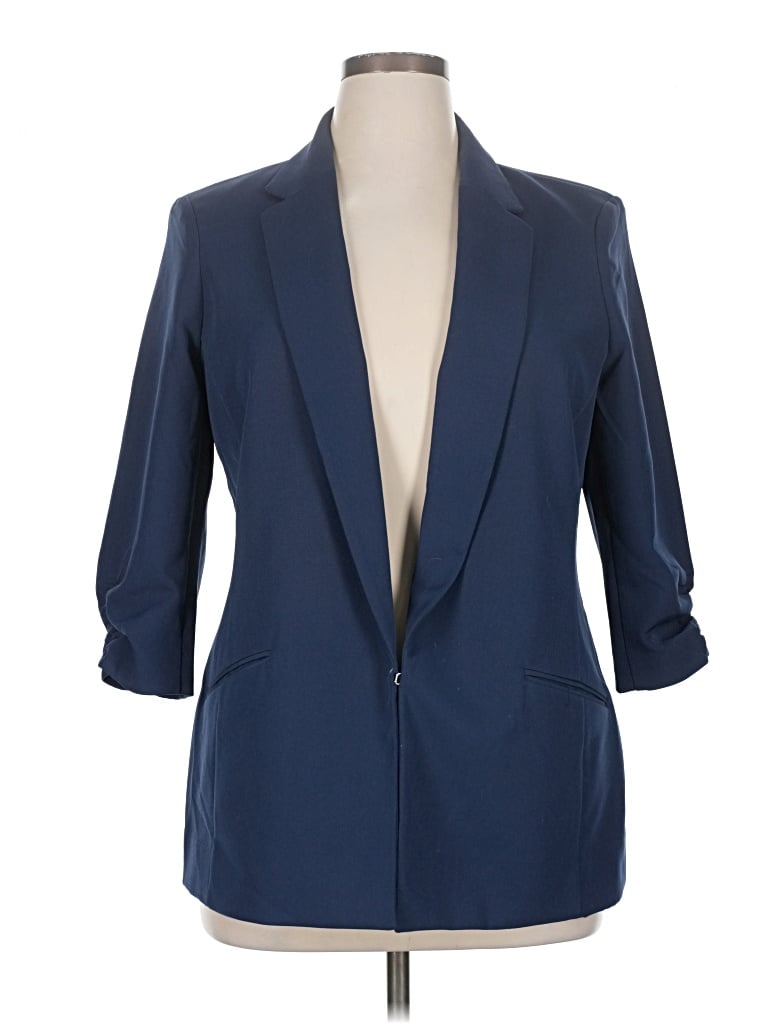INC INTERNATIONAL CONCEPTS Pre-owned Blazer Jacket In Blue