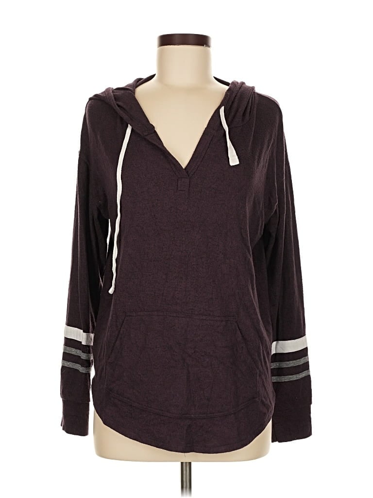 Pre-owned Market & Spruce Pullover Sweater In Burgundy