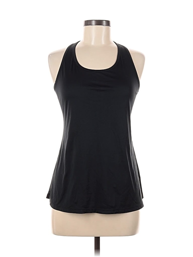 Pre-owned Nike Tank Top Black Halter Neckline Tops