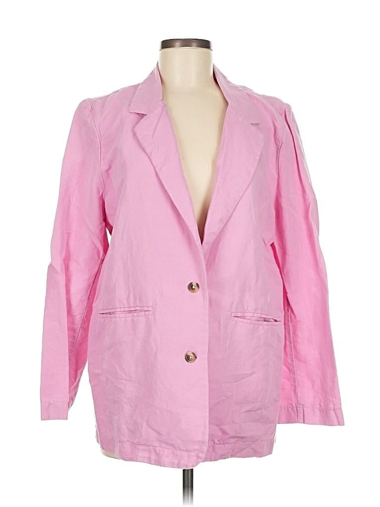 Pre-owned The Drop Blazer Jacket In Pink