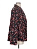 Something Navy 100% Polyester Floral Red Blazer Size XL - photo 4