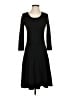 Talbots Solid Black Casual Dress Size XS - photo 1