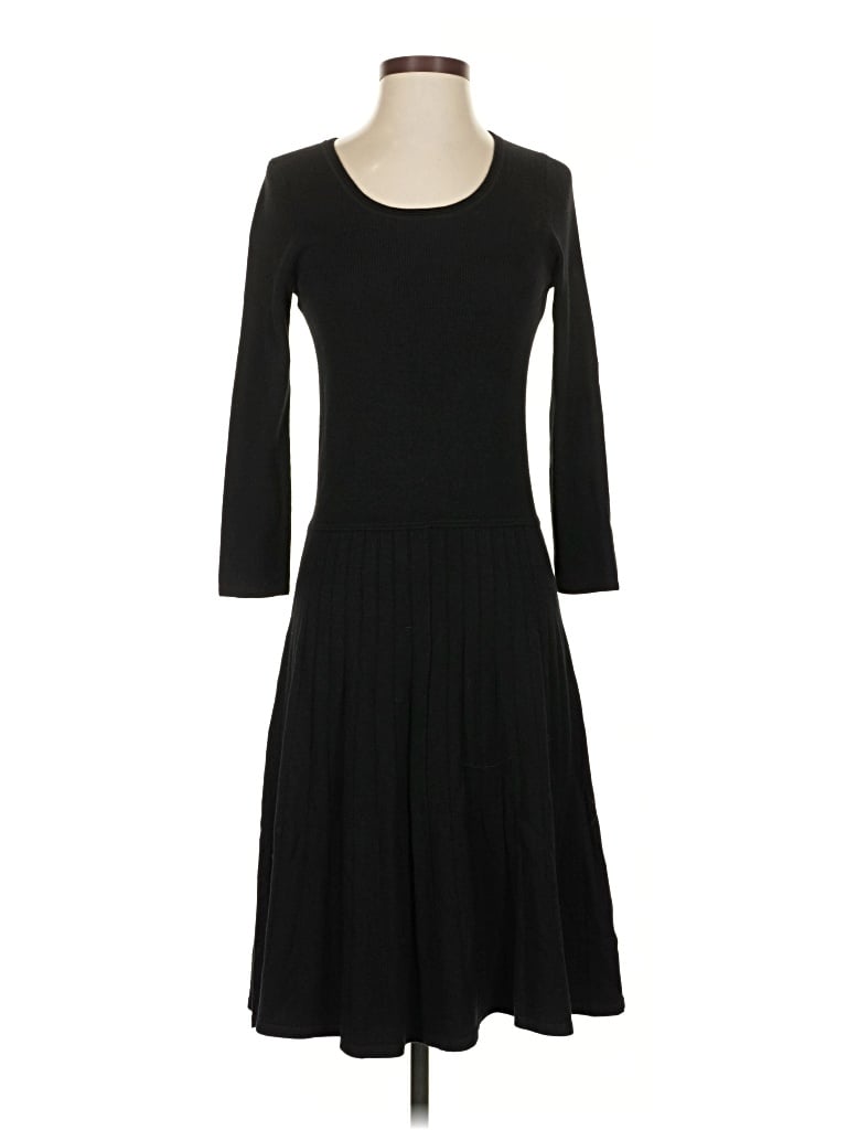 Pre-owned Talbots Casual Dress In Black