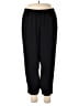 RACHEL Rachel Roy Solid Black Casual Pants Size 2X - photo 1