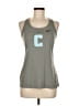 Nike 100% Polyester Gray Active Tank Size M - photo 1