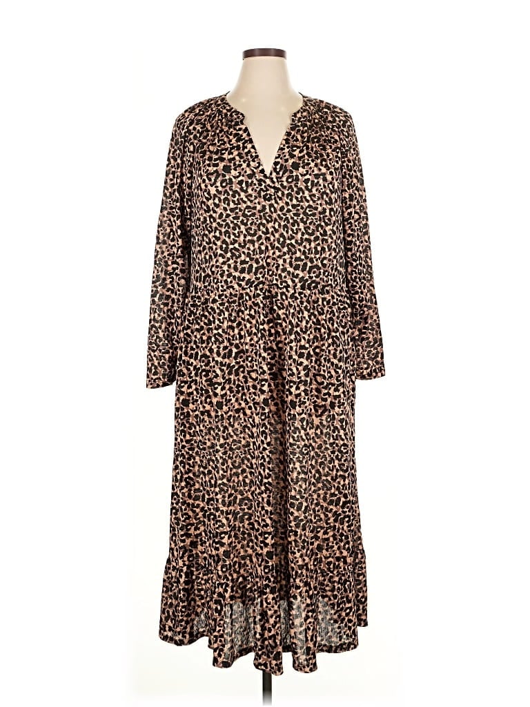 Pre-owned Asos Design Casual Dress In Brown
