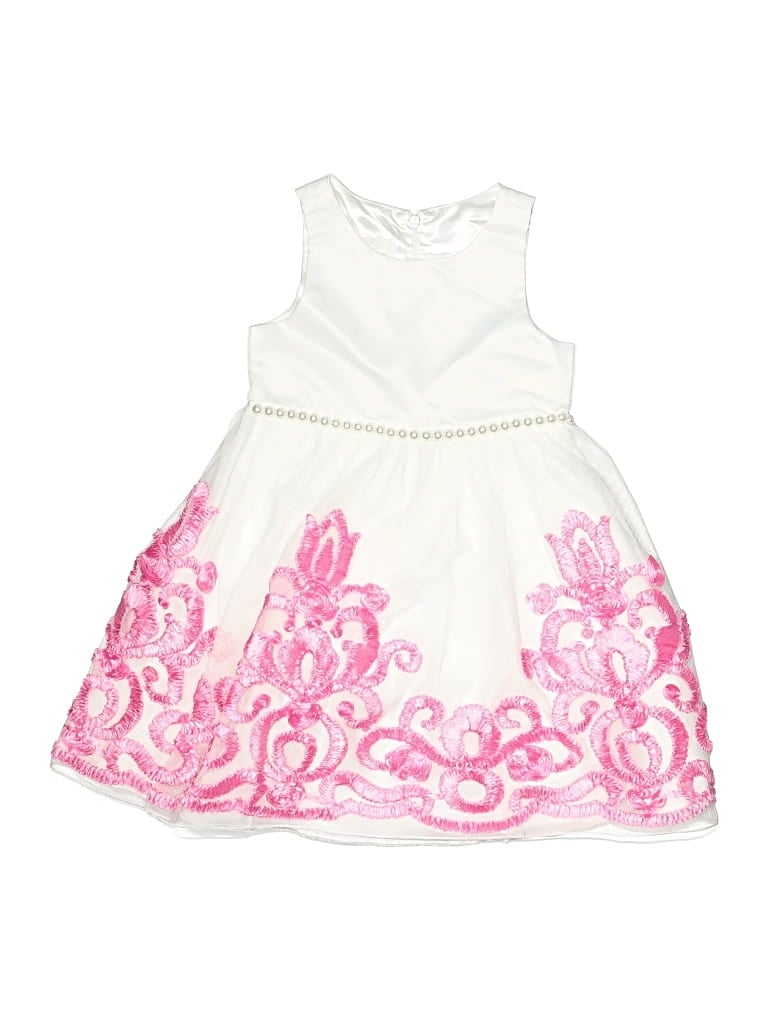 Pre-owned American Princess Kids' Dress In White