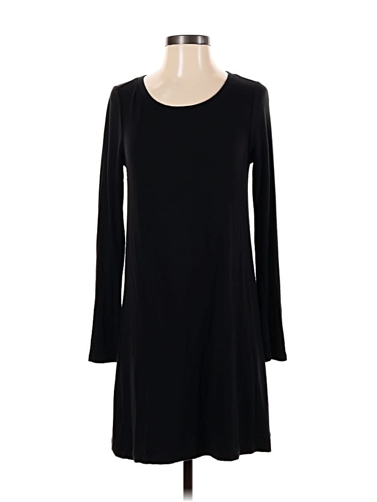 Pre-owned Lou & Grey Casual Dress In Black