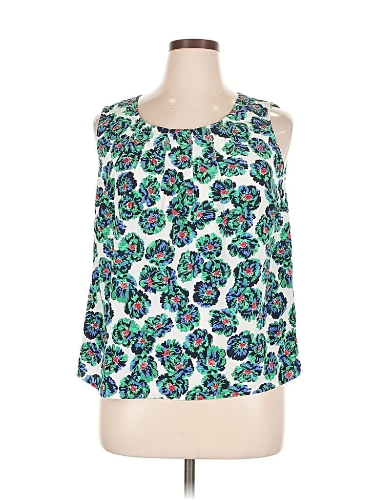 TALBOTS OUTLET Pre-owned Sleeveless Blouse In Green