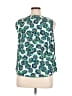 Talbots Outlet 100% Polyester Green Sleeveless Blouse Size 0X - photo 2