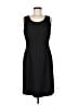 Metrostyle Stripes Black Casual Dress Size 8 - photo 1