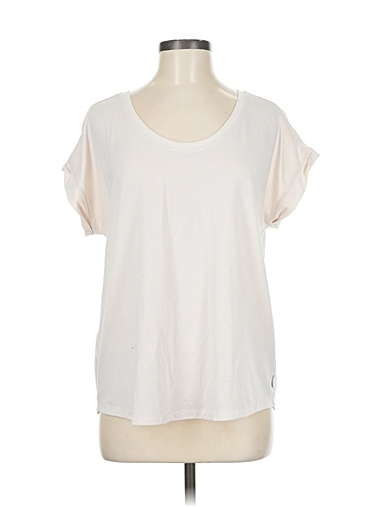 Pre-owned Eddie Bauer Short Sleeve T-shirt In White